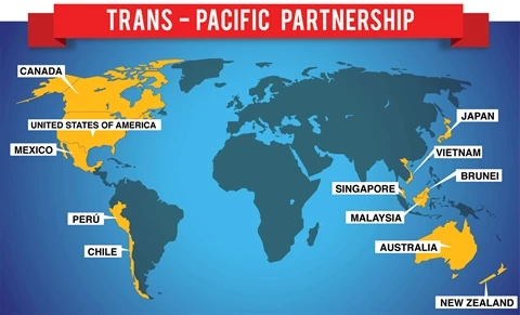 Le TPP, 12 pays, 40% de l'économie mondiale 