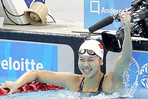 La nageuse Anh Vien remporte de l'argent en Floride
