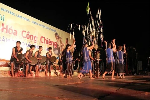La fête de la culture des gôngs à Lam Dong