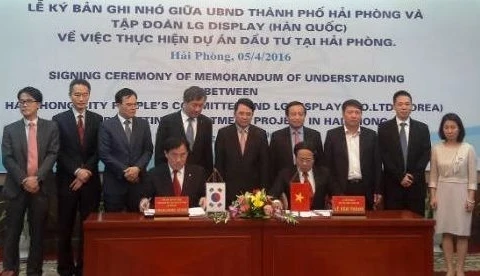 LG Display lance un projet de 1,5 milliard de dollars à Hai Phong