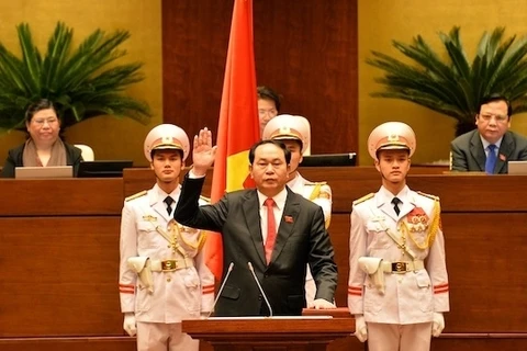 Messages de félicitation au président de la République Tran Dai Quang