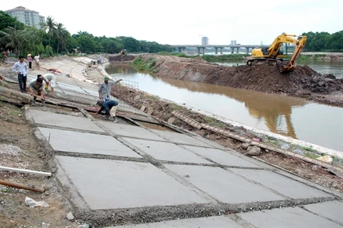 Hanoi: Mise en service d’ouvrages d’évacuation des eaux avant la saison des pluies 