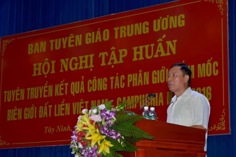 Tay Ninh : réunion sur le bornage des frontières Vietnam-Cambodge
