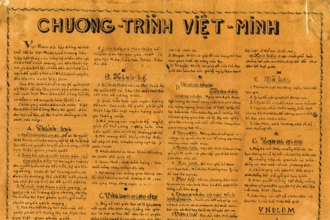 Le Front Viêt Minh pour le bloc de grande union nationale
