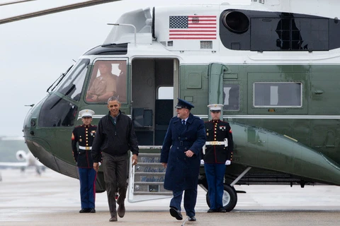 Barack Obama quitte les Etats-Unis pour une tournée en Asie