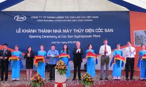 Inauguration d’une centrale hydroélectrique de 50 millions de dollars à Lao Cai