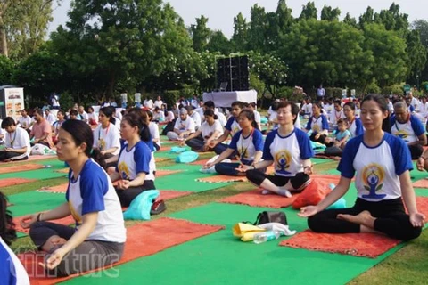 Le Vietnam présent à la 2e Journée internationale du Yoga en Inde