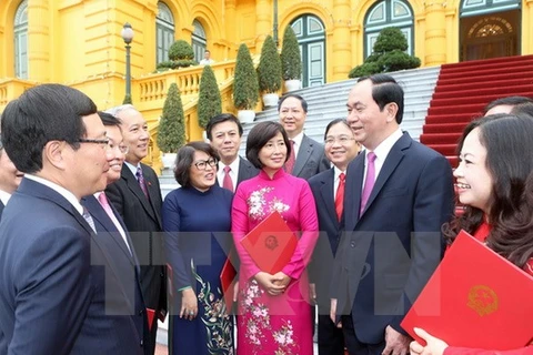 Le président Trân Dai Quang nomme 20 nouveaux ambassadeurs