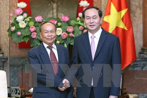 Le chef de l'Etat reçoit le ministre d'État et ministre cambodgien des Cultes et Religions