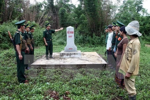 Résultats notables dans la densification des bornes frontalières Vietnam-Laos
