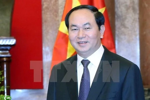 Le président Tran Dai Quang part pour le Brunei