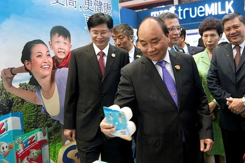 Le Premier ministre Nguyên Xuân Phuc à l’ouverture de la CAEXPO et du CABIS