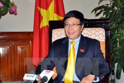 Activités du vice-Premier ministre et ministre des AE Pham Binh Minh à New York