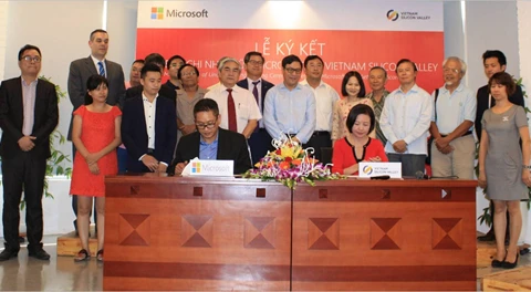 Microsoft Vietnam et Vietnam Silicon Valley signent un protocole