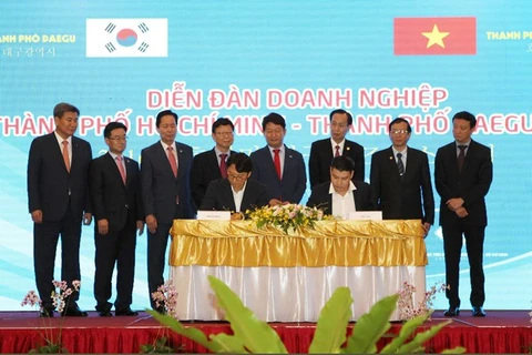 Forum d'affaires Ho Chi Minh-Ville-Daegu (R. de Corée)