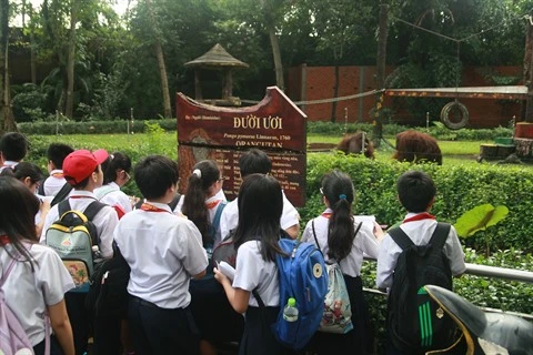 Leçons en plein air à Hô Chi Minh-Ville