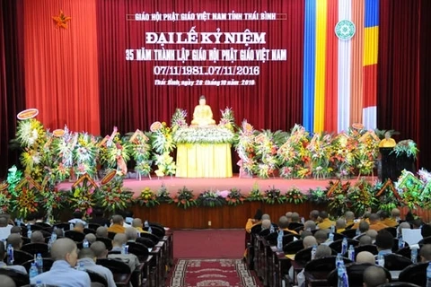 Le 35e anniversaire de l’Église bouddhique du Vietnam célébré dans l’ensemble du pays