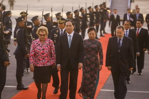 Le président Tran Dai Quang au Pérou pour assister au Sommet de l’APEC 2016 