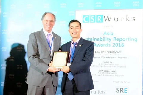 Le groupe Bao Viet remporte le Prix du meilleur Rapport développement durable de l’Asie