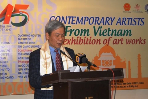 Expo d'œuvres d’art vietnamiennes en Inde