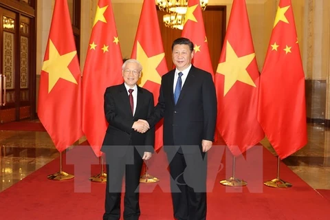 Nguyen Phu Trong achève avec succès sa visite officielle en Chine