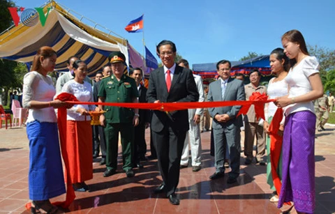 La restauration du monument de l’amitié Vietnam-Cambodge dans la province de Takeo achevée