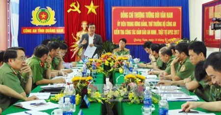 Quang Nam : garantir la sécurité des activités de l’APEC 2017