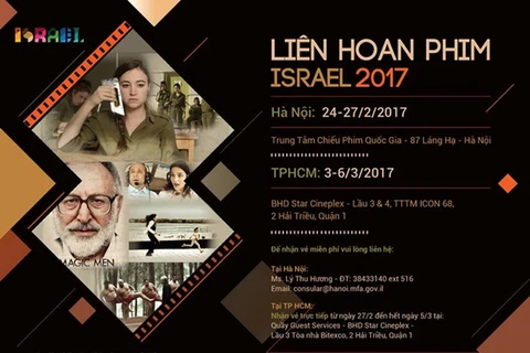 Projection gratuite de films israéliens à Hanoï et Hô Chi Minh-Ville