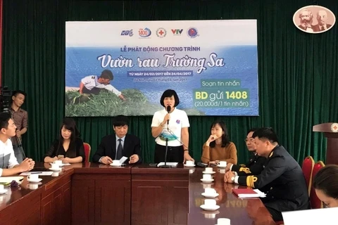 La Croix-Rouge vietnamienne lance le programme "Les jardins potagers de Truong Sa"