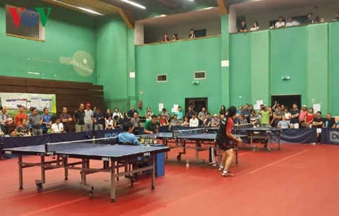 Tournoi d’amitié de ping-pong des Vietnamiens en Europe