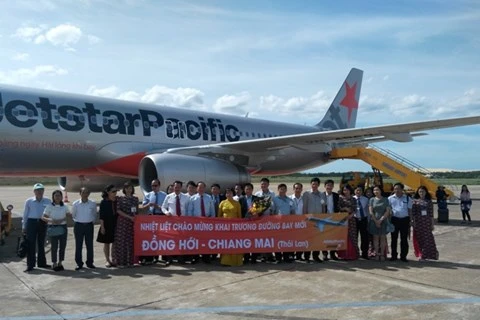 Jetstar Pacific inaugure une nouvelle ligne reliant Dong Hoi et Chiang Mai