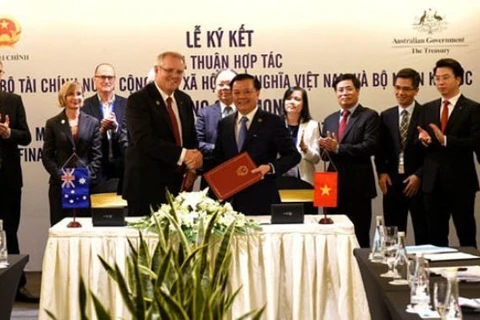 Le Vietnam et l'Australie signent un protocole d'accord sur la coopération financière 