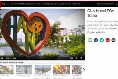 CNN : Diffusion d'une émission spéciale sur le tourisme hanoïen