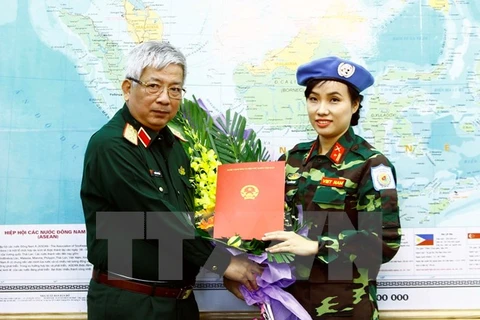 La première femme soldat vietnamienne aux opérations onusiennes de maintien de la paix