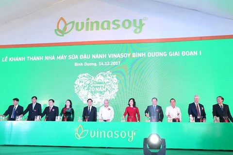 Vinasoy inaugure sa 3e usine au Vietnam