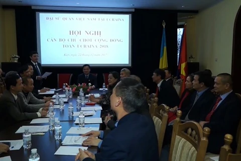 Conférence des cadres principaux de la communauté des Vietnamiens en Ukraine