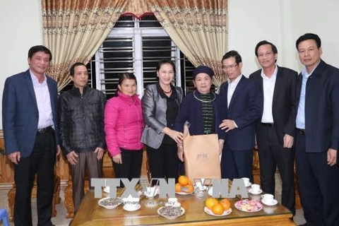 Nguyen Thi Kim Ngan formule ses vœux du Têt à Ha Giang
