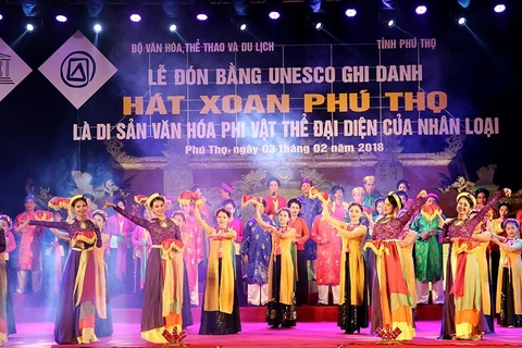 Patrimoine : le « hat xoan de Phu Tho » reçoit le certificat de l'UNESCO