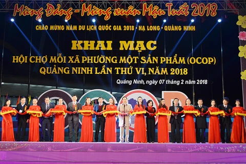 Ouverture de la foire OCOP de Quang Ninh 2018