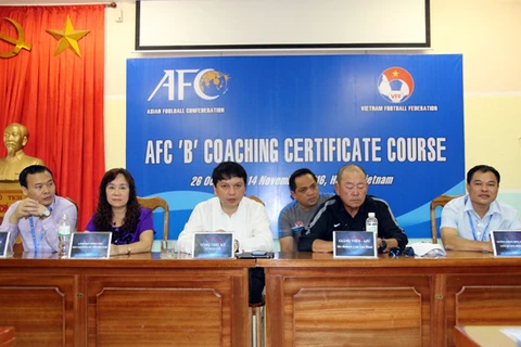 L'AFC organise neuf cours de formation à l’intention des entraîneurs vietnamiens en 2018