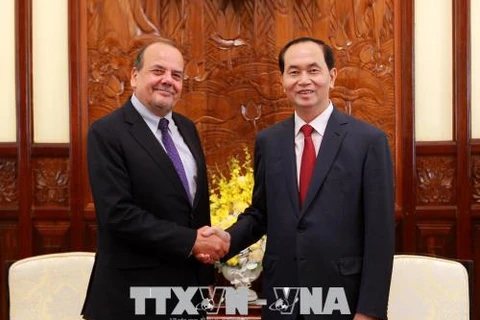Le président Tran Dai Quang reçoit l'ambassadeur chilien