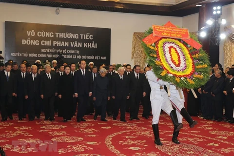 Les funérailles nationales pour l’ex-PM Phan Van Khai en images