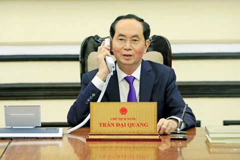 Conversation téléphonique entre Tran Dai Quang et Vladimir Poutine