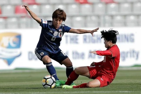 Football féminin : le Vietnam a été battu par le Japon à Asian Cup 2018