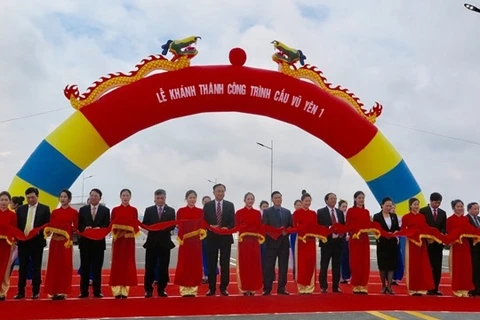 Inauguration du pont Vu Yen 1 à Hai Phong