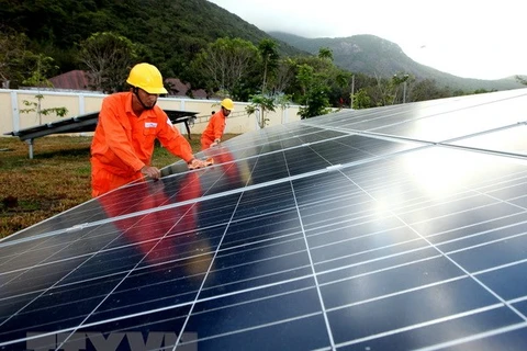 Mise en chantier de la ferme solaire Gelex à Ninh Thuan