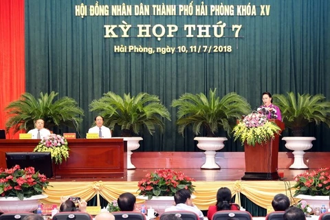 La 7e session du XVème mandat du Conseil populaire de Hai Phong