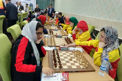 Echecs : le Vietnam remporte une médaille d’argent lors de la Coupe des nations asiatiques 2018