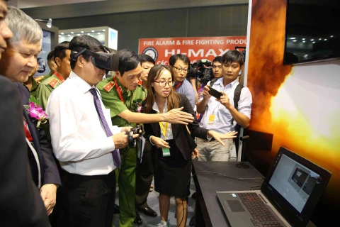 Ouverture de l’exposition Fire Safety & Rescue Vietnam - Secutech Vietnam 2018