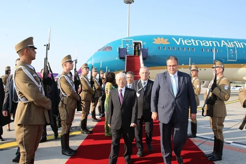 Visite officielle du leader du PCV Nguyen Phu Trong en Hongrie